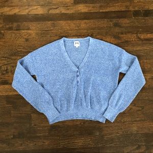John + Jenn Button Down Cropped Sweater